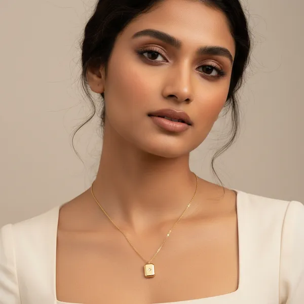 Gold_Plated_Brass_Minimal_Rectangle_Pendant_Necklace_For_Women